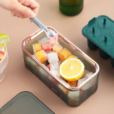 Plastic Popsicle Tray with Ice Storage Bin and Lid, with 8 Popsicle Makers