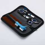 Stainless Steel Professional Home Hair Cutting Kit with Comb and Case for Men and Women