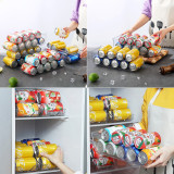 Fridge Can Holder Storage Dispenser, Beverage Can Food Organizer for Pantry,A Set of 4
