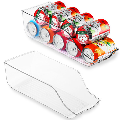 US$ 16.98 - Copy Fridge Can Holder Storage Dispenser, Beverage Can Food  Organizer for Pantry,A Set of 2 