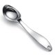 Silver Stainless Steel Antifreeze Ice Cream Scoop,Heavy Duty Melon Balller Scoop Nonstick