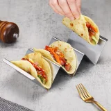 Taco Holders 4 Packs Stainless Steel Taco Stand Rack With Handles