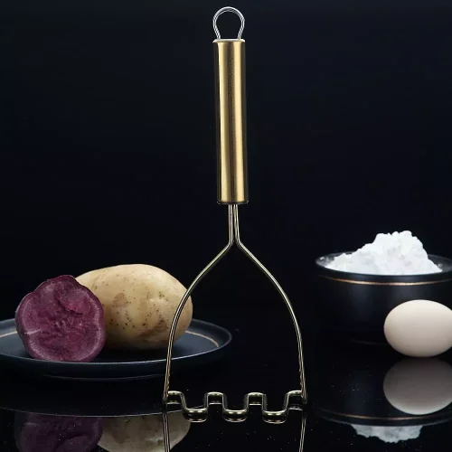 Potato Ricer and Masher for Your Kitchen Rosegold Black
