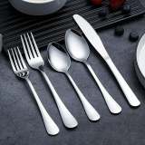 Gold 40-Piece Stainless Steel Flatware Set, Service for 8