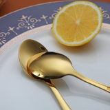 Teaspoons Set of 8, Stainless Steel Shiny Tea Spoons Silverware