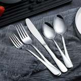 Gold 40-Piece Stainless Steel Flatware Set, Service for 8