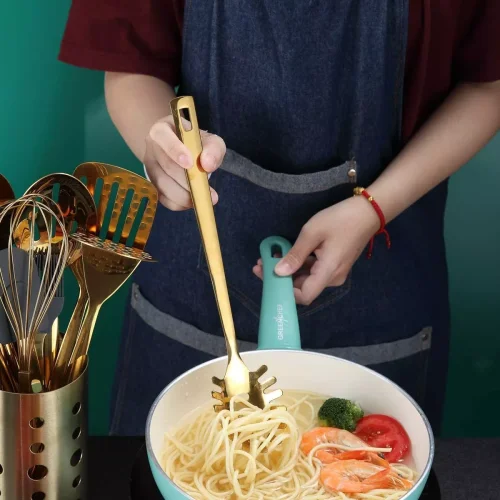 Berglander Spaghetti Spoon Non-stick Silicone Pasta Server, Spaghetti  Server For Cooking, Pasta Fork…See more Berglander Spaghetti Spoon  Non-stick