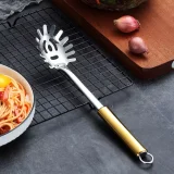 Pasta Fork, Stainless Steel Pasta Server, Spaghetti Spoon, Colorful Spaghetti Server