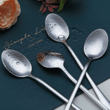 High quality Long Handle Latte Spoon Stainless Steel Ice Cream Spoon