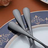 Teaspoons Set of 8, Stainless Steel Shiny Tea Spoons Silverware