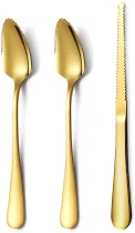 Grapefruit Spoons 3 Pieces Set,Grapefruit Utensil Set