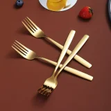 Dinner Forks Set of 12, Stainless Steel Shiny Mirror Fork Set
