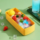 ReaNea Silicone Bottom Ice Cube Trays for Freezer with Ice Storage Box, Ice Scoop and Ice Cube Mold