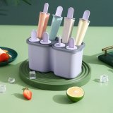 Plastic Popsicles Molds for 8 Popsicle Makers, Ice Pop Mold for Kids
