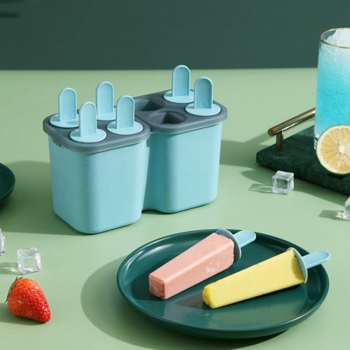 US$ 15.99 - Plastic Popsicles Molds for 8 Popsicle Makers, Ice Pop Mold for  Kids - m.