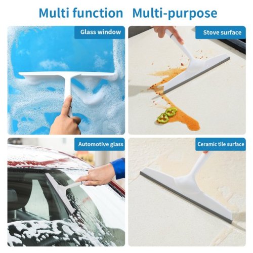 2Pack Car Water Blade, Automotive Wiper Blade Squeegee, Silicone Water  Blade Quick Drying Wiper Blade Squeegee 4 Inch for Car Vehicle Windshield