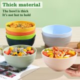 Cereal Bowls 8 Pieces, Unbreakable And Reusable Light Weight Bowl (Mutil Color)