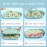 2-Pack Green Plastic Round Ice Cube Trays, Ice Ball Making Molds