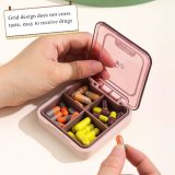 3-Pack Portable Pill Case for Pocket Wallet Everyday Portable Medication (Mixed Colors)