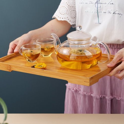 Glass Tea Infuser Cups with Strainer and Lid, Heat Resistance Borosilicate  Glass Teacups for Blooming Tea & Loose Leaf Tea, Lead-free, Microwave &  Dishwasher Safe - For Tea Lovers 