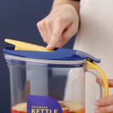 Plastic Water Pitcher with Lid 71 oz, Great for Juice, Milk, Beverage Cold Tea, Iced Tea