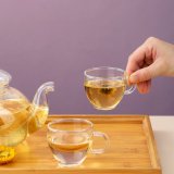 1000ml Glass Teapot with Removable Infuser, Blooming Loose Leaf Tea Kettle
