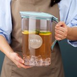 Plastic Water Pitcher with Lid 71 oz, Great for Juice, Milk, Beverage Cold Tea, Iced Tea