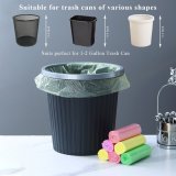 Trash Bags 240 Counts, 4 Gallon Multipurpose Tear Resistant Household Kitchen Plastic Garbage Bag