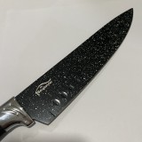 Berglander Household Knives Black Stainless Steel Sharp Kitchen Knife Set Professional Set Dishwasher Safe For Cooking