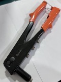 HOMQUEN Rivet Gun, Heavy Duty Hand Riveter , Durable Pop Rivet Gun for Plastic, Metal, Leather, Wood-Yellow