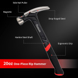 HOMQUEN Hammer with Comfort Grip, Nailing Hammer Steel