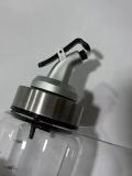 Berglander Glass Oil Bottle Dispenser -Glass Cruet with Pourers  - Olive Oil Carafe Decanter for Kitchen