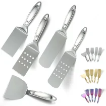 Berglander Silver Barbecue Set of 5 Stainless Steel Grill Tool Set for All Grill Types and Dishwasher Safe