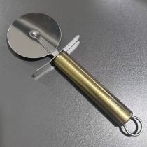 Jeaker Stainless Steel Pizza Cutters, Non-electric Premium Good titanium plating Handle, Dishwasher Safe
