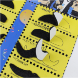 Kyraton Fake Beard Self Adhesive Novelty Furry Beard Costume Facial Hair, Suitable for Christmas Party Supplies Decoration, Suitable for All Ages