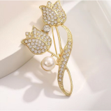 Svanea Jewelry Brooches, Crafted Crystal Brooches, Women's Jewelry for Suit Coat Hat Accessories