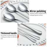 Jeaker 7.5  Iced Tea Spoons, Stainless Steel Long Handle Mixing  Spoon, Cocktail Stirring Bar Spoon, Latte Spoon Set of 12
