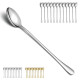 Jeaker 7.5  Iced Tea Spoons, Stainless Steel Long Handle Mixing  Spoon, Cocktail Stirring Bar Spoon, Latte Spoon Set of 12