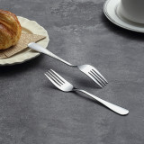 Berglander 12-Piece Stainless Steel Dessert Forks, 5.7 Inch Premium Cake Forks Set for Cocktail Dessert Tea Fruit Cheese Appetizer, Rustproof & Dishwasher Safe
