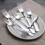 Berglander Dinner Forks Set of 12, 7.6 Inch Stainless Steel Salad & Dessert Forks, Mirror Polished Flatware for Home, Kitchen, Restaurant, Hotel & Party