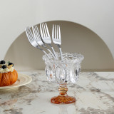 Berglander 12-Piece Stainless Steel Dessert Forks, 5.7 Inch Premium Cake Forks Set for Cocktail Dessert Tea Fruit Cheese Appetizer, Rustproof & Dishwasher Safe
