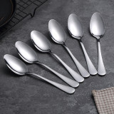 Dinner Spoons Set 12pcs, 7.48  Soup Spoon Berglander  Food Grade Stainless Steel Silverware Spoons, Metal Tablespoon for Home, Kitchen or Restaurant Mirror Polished, Dishwasher Safe