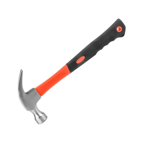 ReaNea Claw Hammer for Woodworking, Nail Puller, Household Hardware Hand Tool with Plastic-coated Handle