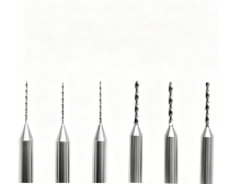 ReaNea Tungsten Alloy PCB Micro Drill Bits, UC Single Edge Single Flute Drills for Flexible PCB, Mini HSS Drill Bits