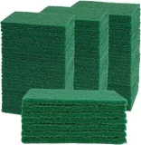 LooCook Heavy Duty Scouring Pads Green Scrubbing Pads Scrub Pads