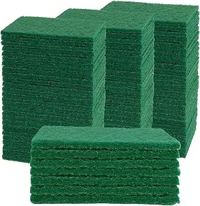 LooCook Heavy Duty Scouring Pads Green Scrubbing Pads Scrub Pads
