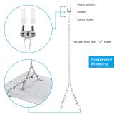 suspended mounting growing lamp fixtures