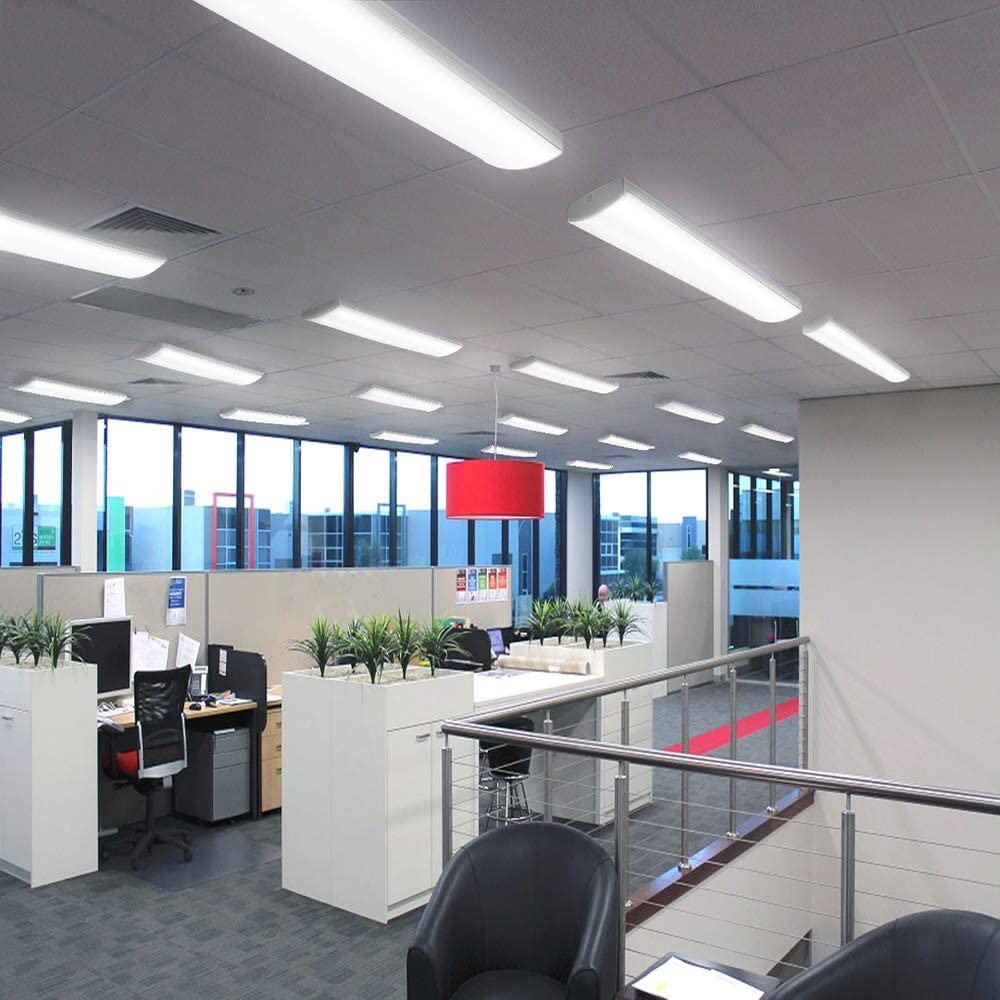 fluorescent office lights
