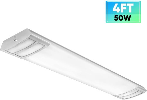 Antlux 4ft Led Light Fixture Surface Mount Led Light
