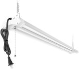 AntLux 8FT LED Shop Light for Garage, 72W 8000LM, 5000K, 8 Foot Ceiling Light Fixtures, Plug in, Fluorescent Tube Replacement for Workshop Warehouse Basement, Hanging Lighting with on/Off Pull Chain